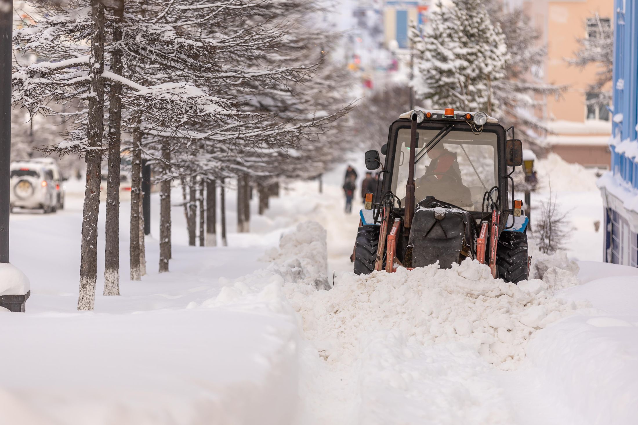 Illustration : déneigement d’un passage